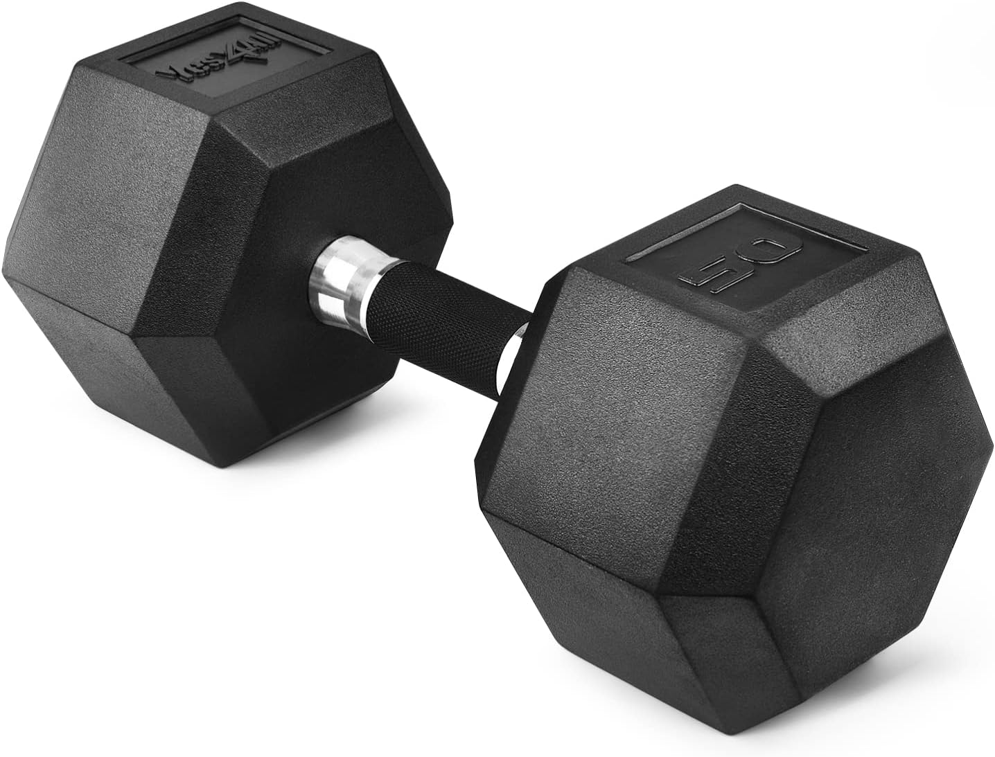 Yes4All Rubber Grip Encased Hex Dumbbell Hand Weights for Strength