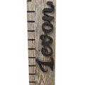 Custom Name Reclaimed Wood Growth Chart - Hand Painted Ruler Style