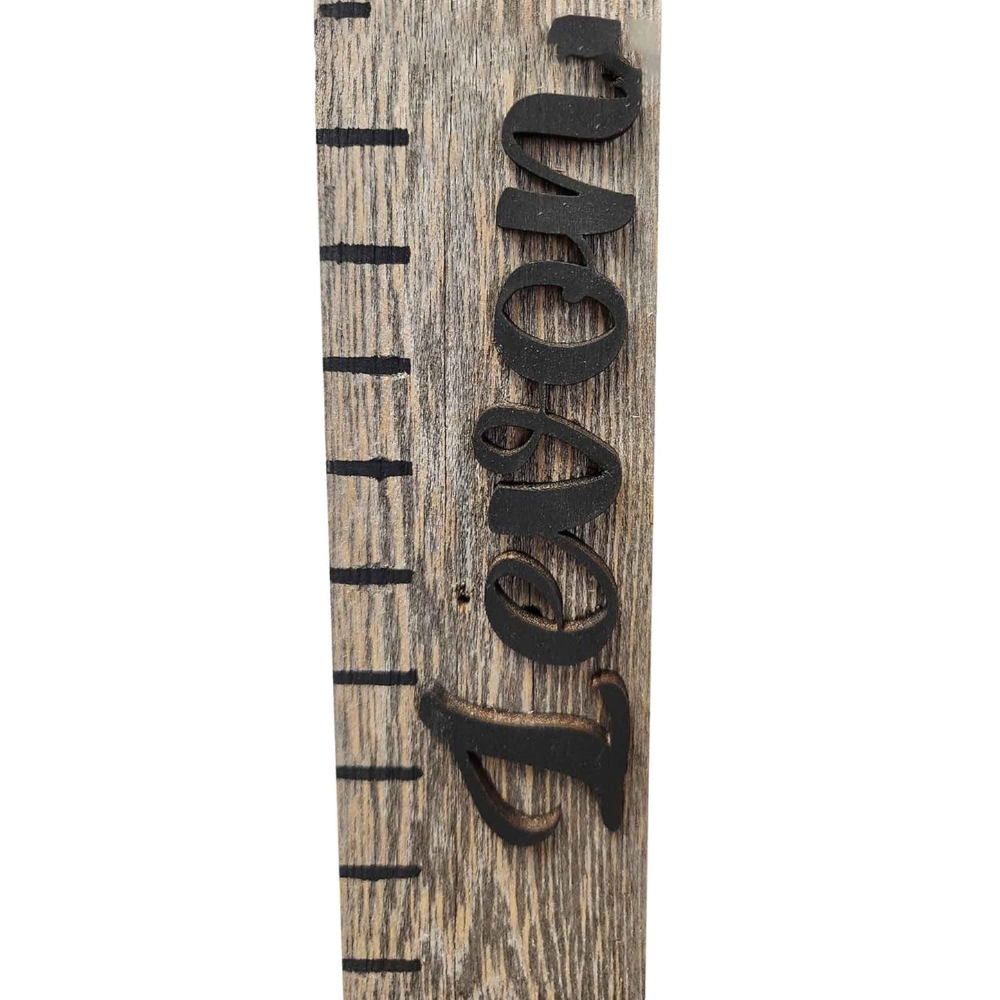 Custom Name Growth Chart for Kids - Hand Painted Ruler Style