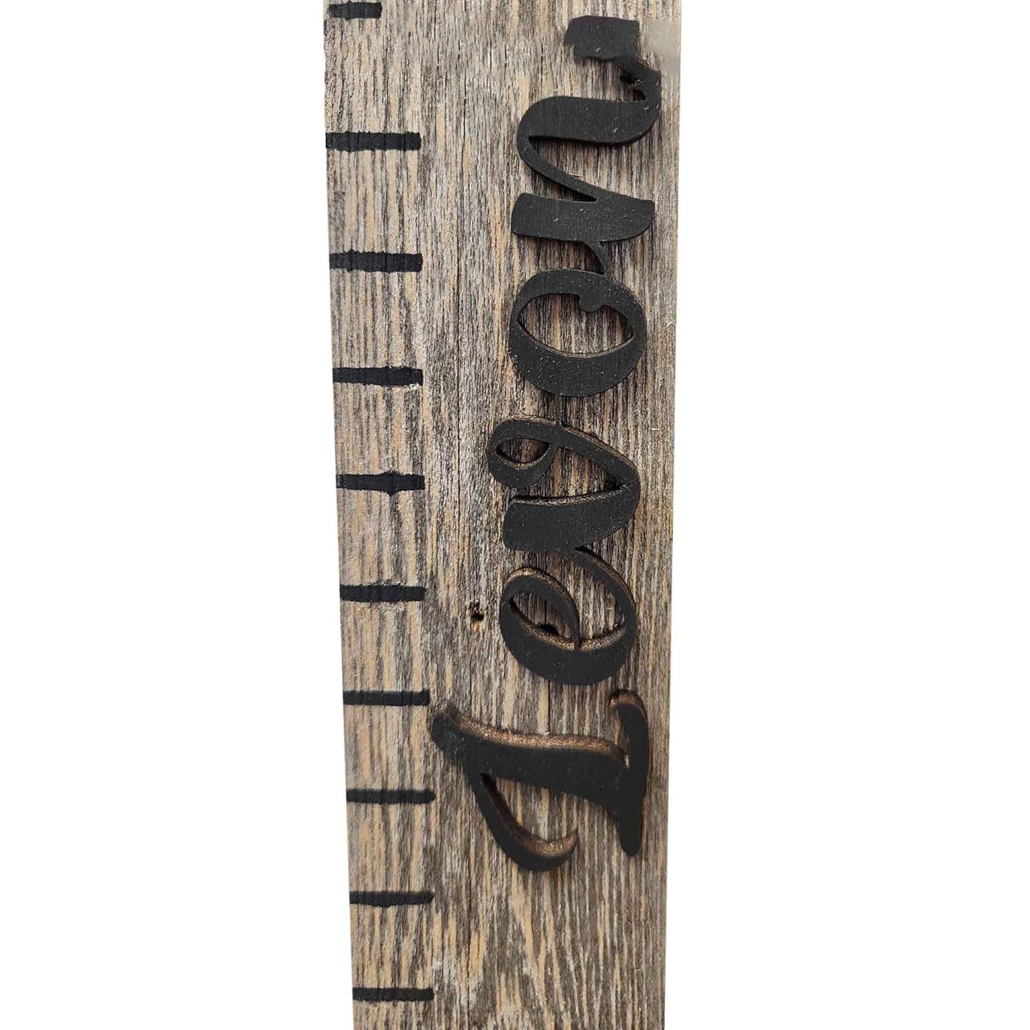 Custom Name Growth Chart for Kids - Hand Painted Ruler Style