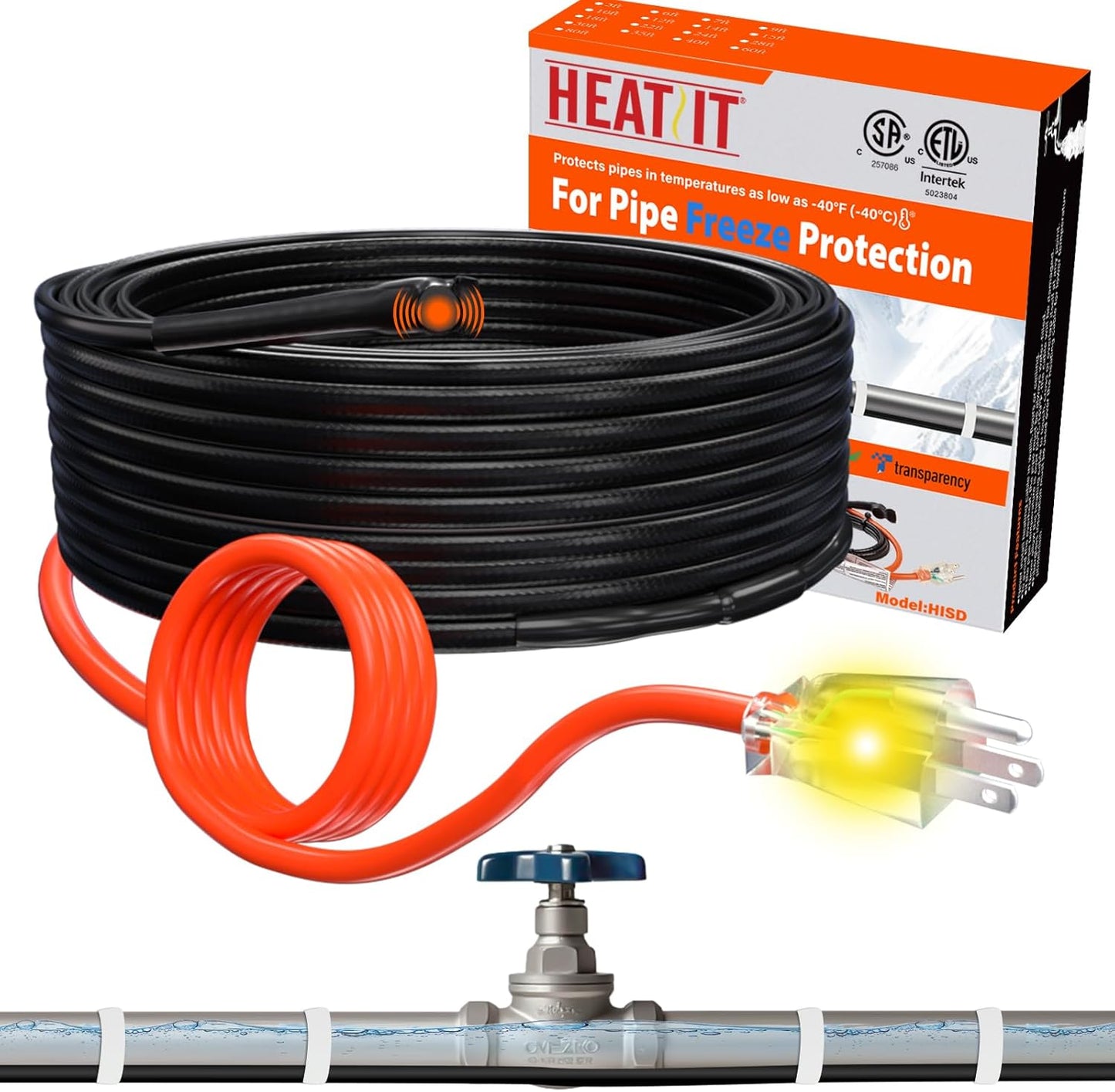 HEATIT Heat Tape for Water Pipes - Reliable Heating Solution