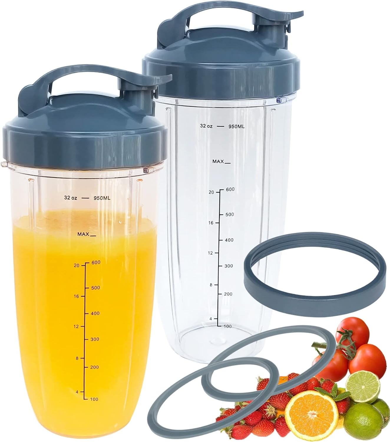 NutriBullet 32oz Blender Cups [UPGRADE] 2-Pack