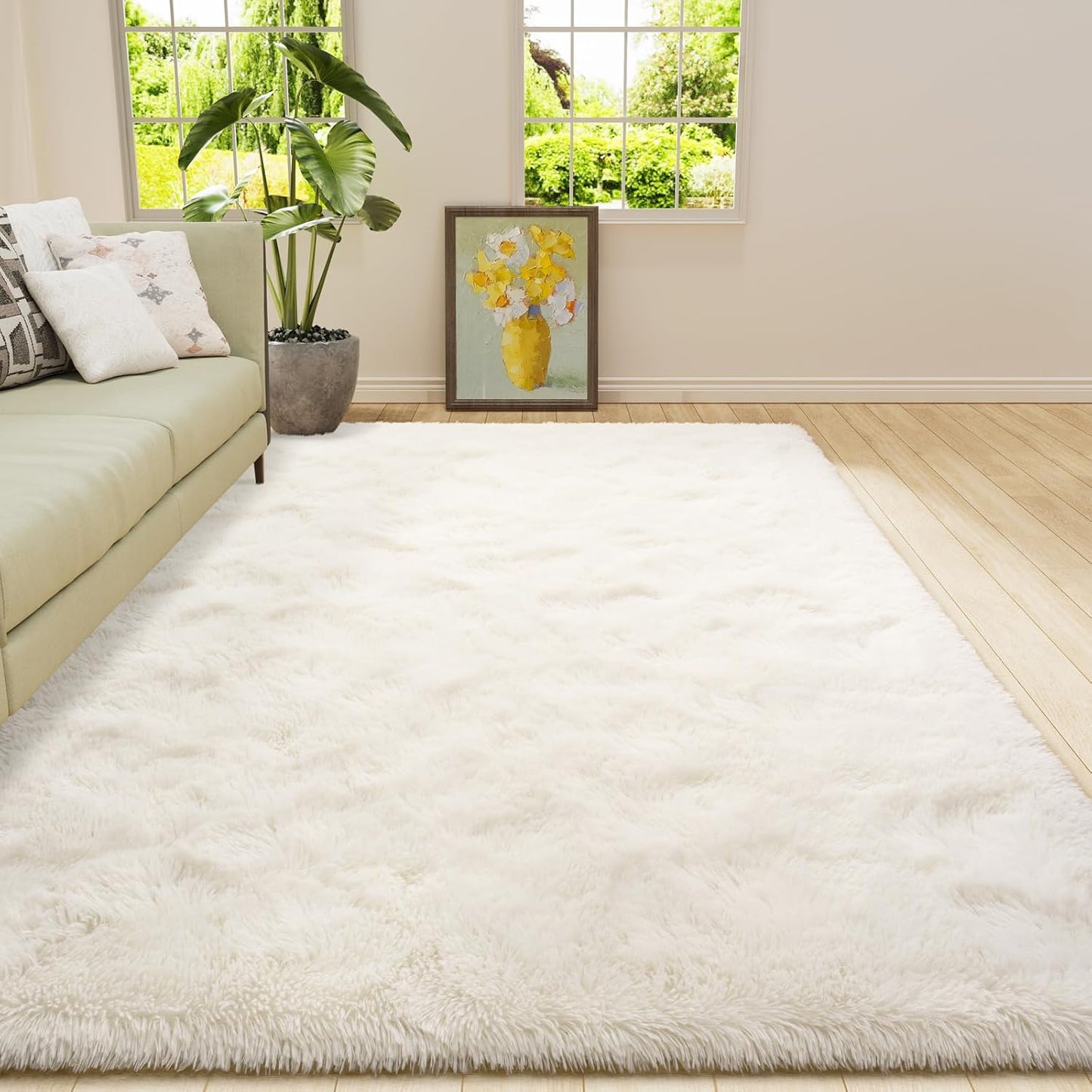 Amearea Premium Soft Fluffy Rug for Cozy Living Spaces