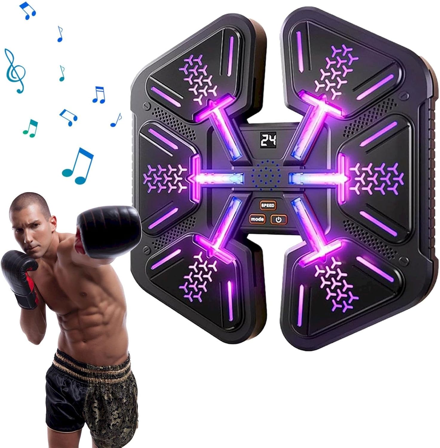 Smart Wall-Mounted Boxing Trainer - Focus & Agility Boost!
