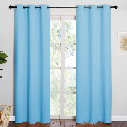 NICETOWN Triple Weave Thermal Insulated Blackout Curtains 42x84