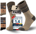 Alpaca Wool Unisex Winter Heavyweight Crew Socks for Comfort