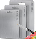 Titanium Cutting Boards for Kitchen Set of 3 - Durable, Lightweight