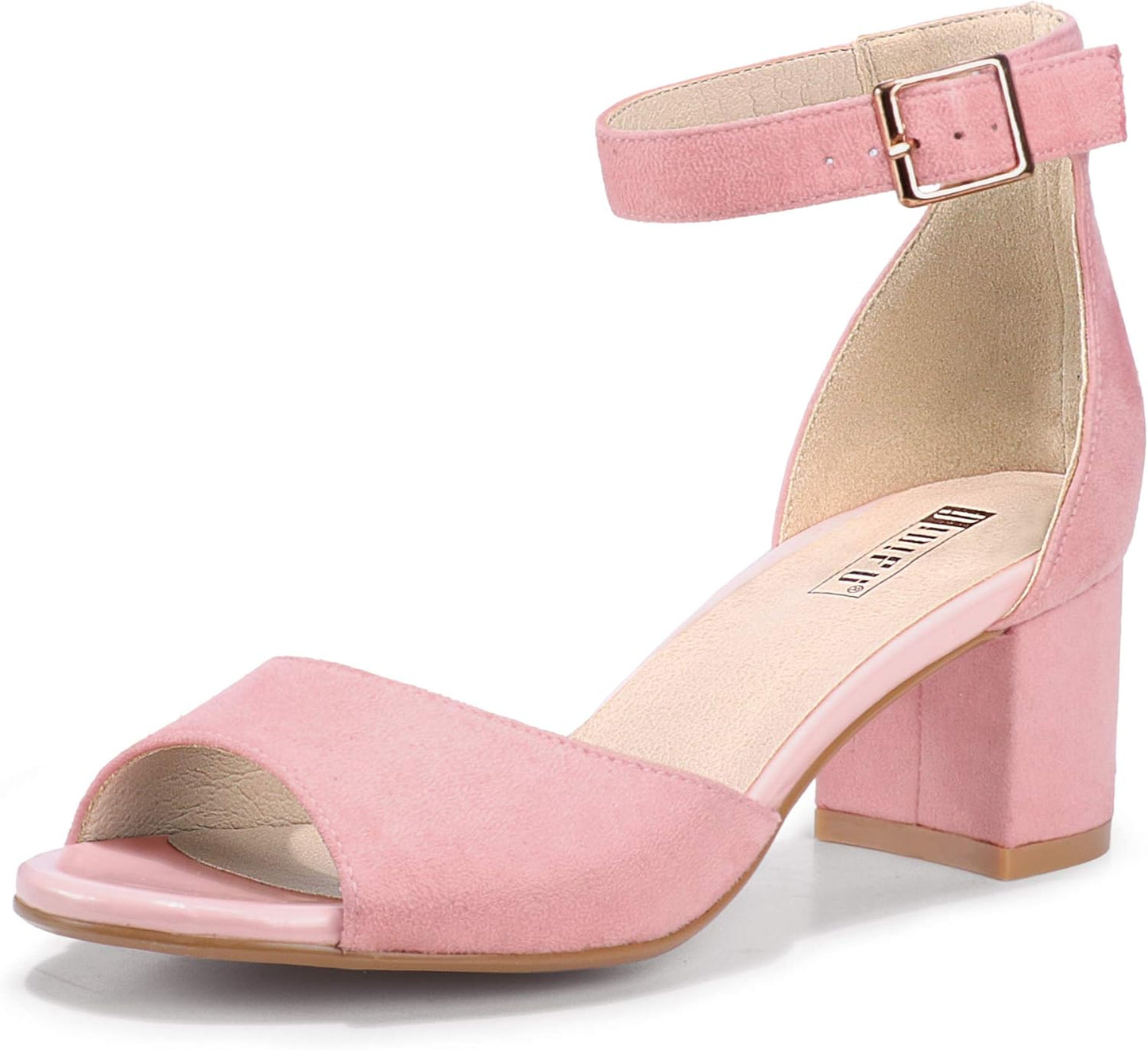 IDIFU Women's Candie Low Block Heels Sandals for Any Occasion