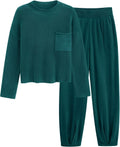 Two Piece Sets for Women Pullover Sweater High Waisted Sweatpants Size