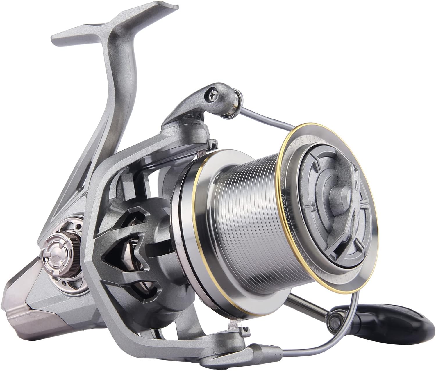 HAUT TON Spinning Reel: 55lbs Max Drag, Surf Fishing Powerhouse