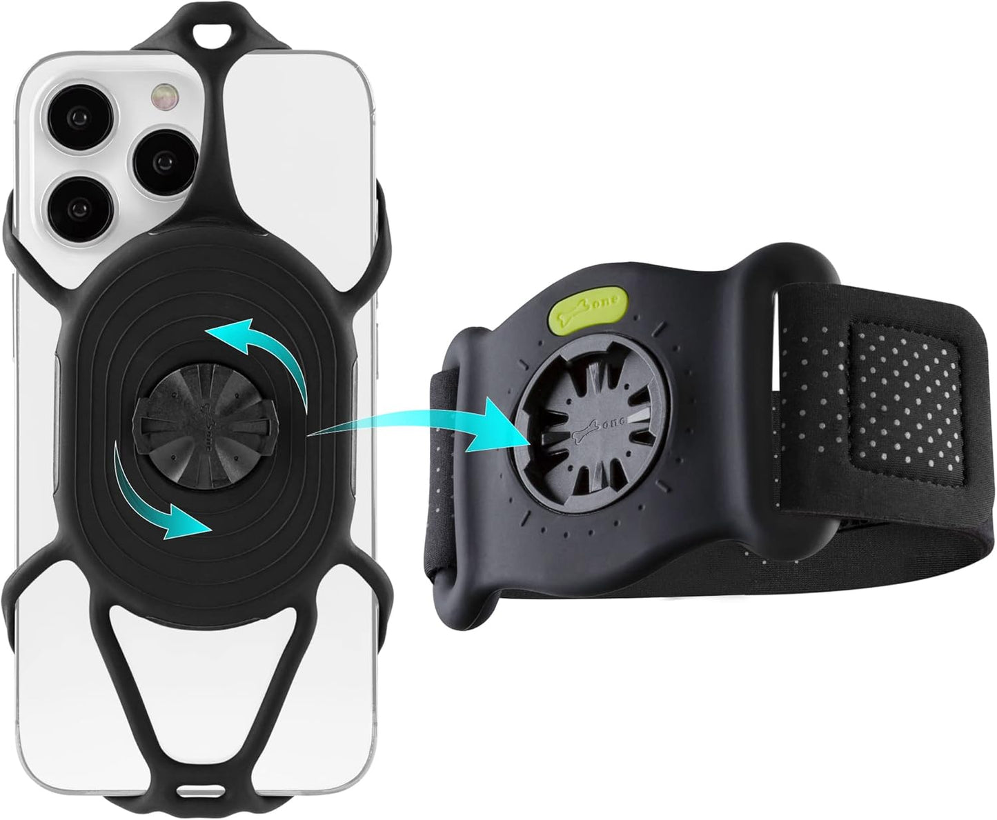 BONE Run Tie Connect Kit 2: Detachable 360 Rotatable Armband