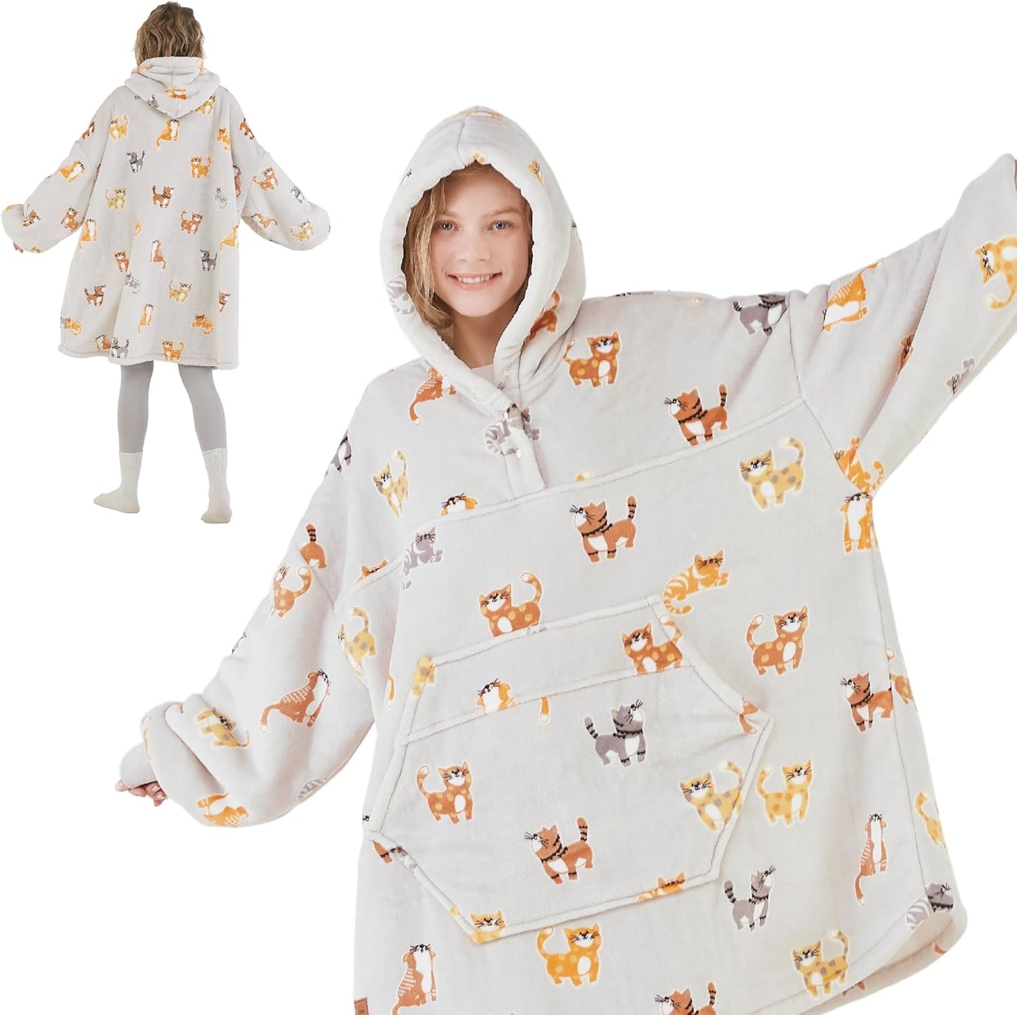 Cozy Oversized Blanket Hoodie - Perfect Gift for Her!