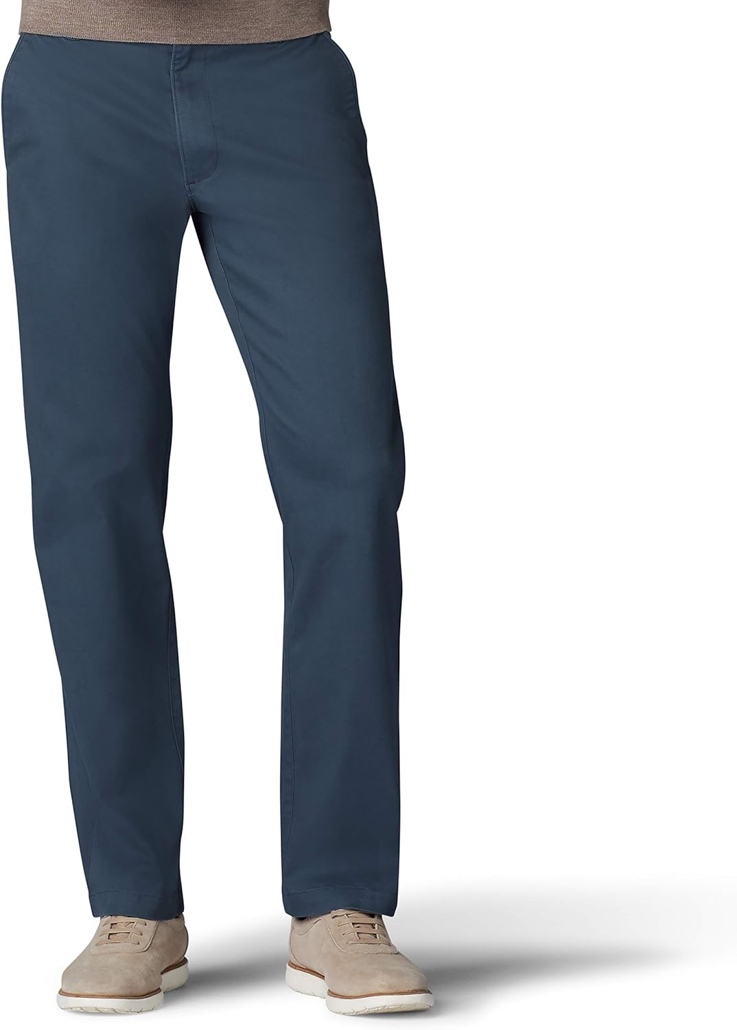 Lee Men's Extreme Motion Flat Front Straight Pants for Comfort