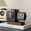 VBESTLIFE Retro Digital Flip Down Clock - Classic Mechanical Desk