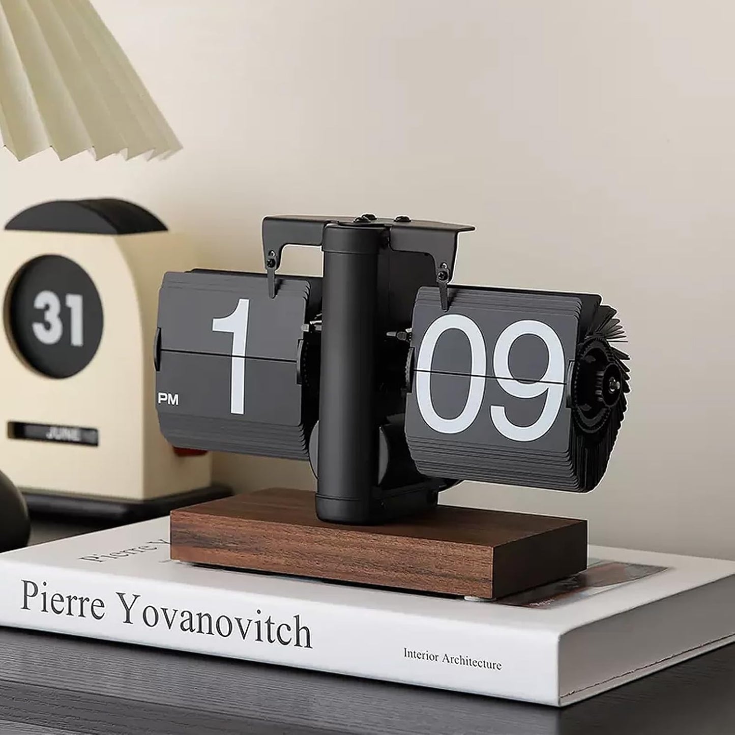 VBESTLIFE Retro Digital Flip Down Clock for Home & Office Decor