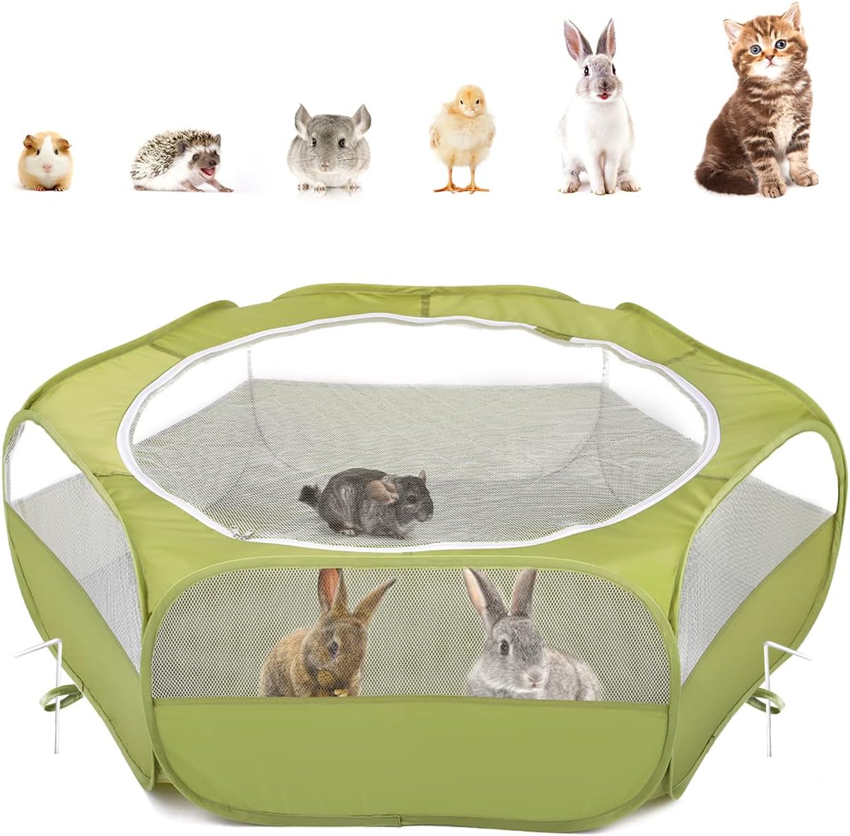 Portable Waterproof Small Pet Playpen by Pawaboo