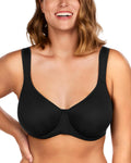 Minimizer Full Coverage T Shirt Bra - Smooth Support for Large Busts