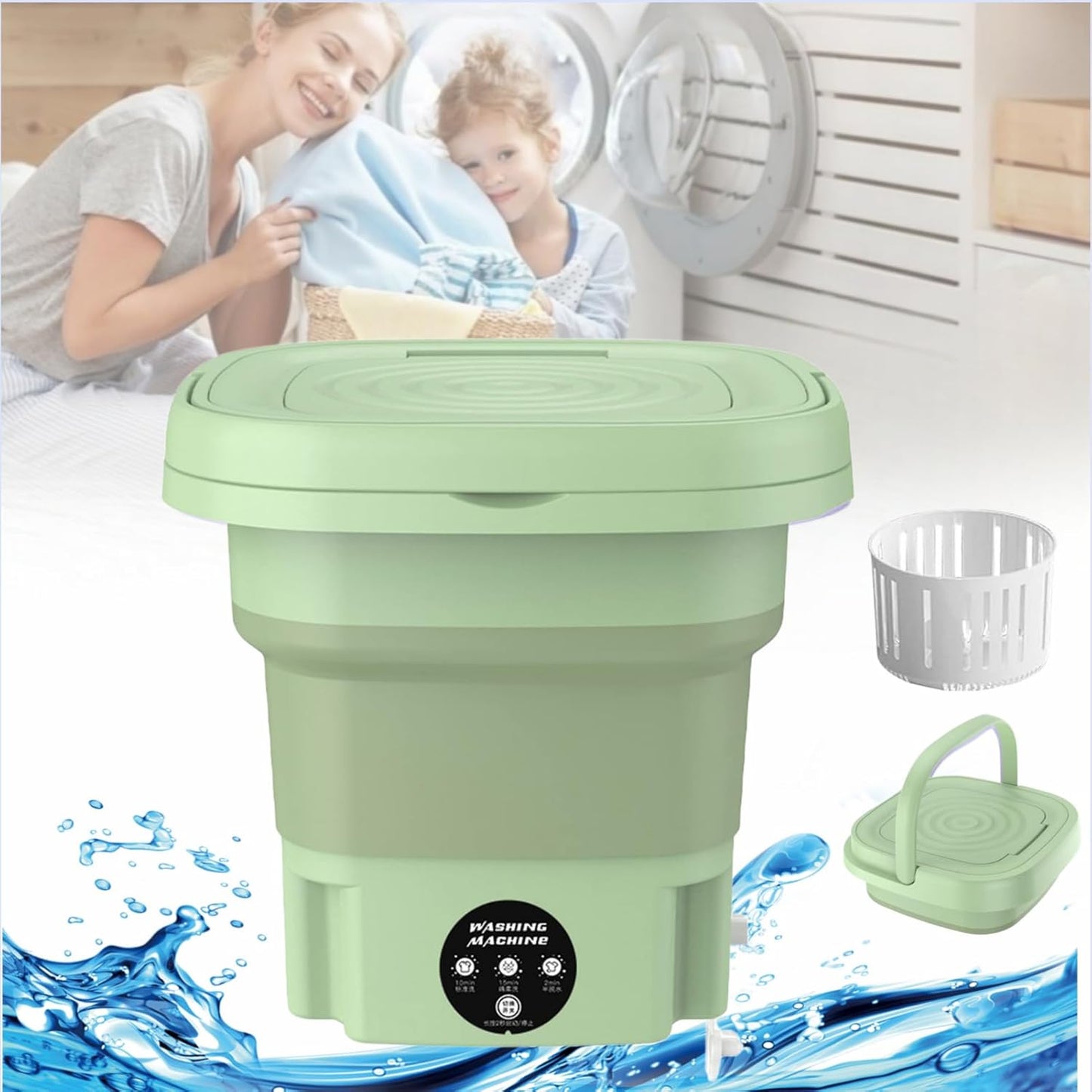 HOVTOIL Portable Mini Washer: Compact & Efficient!