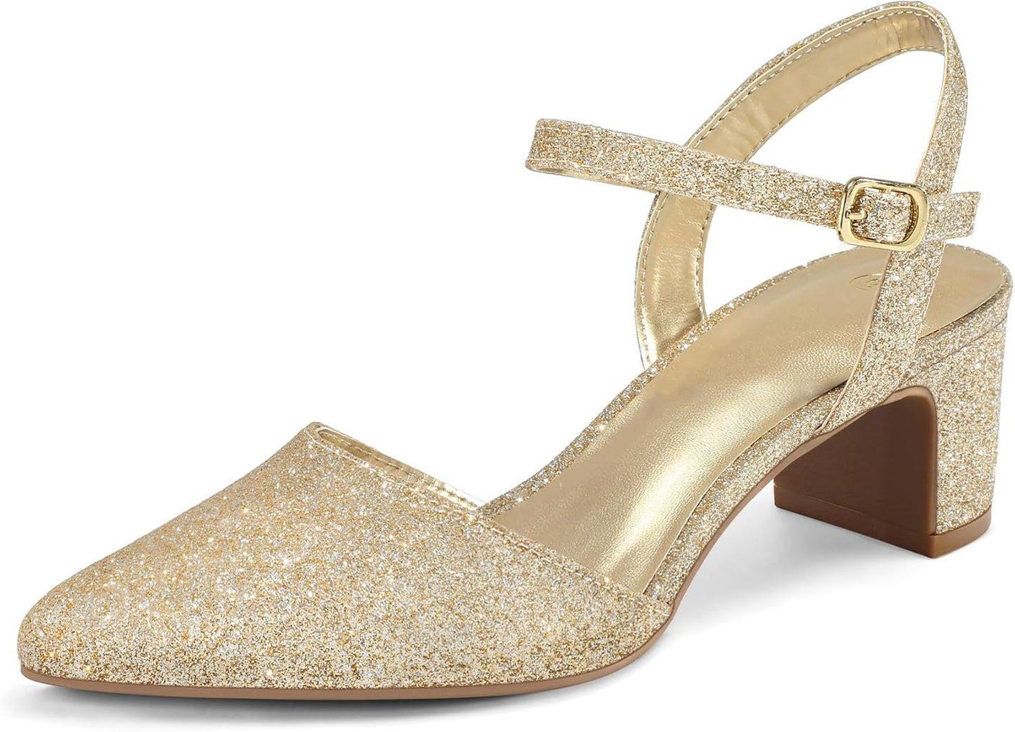 mysoft Women's Pumps with 2 Inch Chunky Block Heel for Style