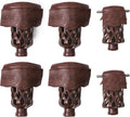PU Leather Billiard Table Pockets Set of 6 - Heavy Duty PU Leather