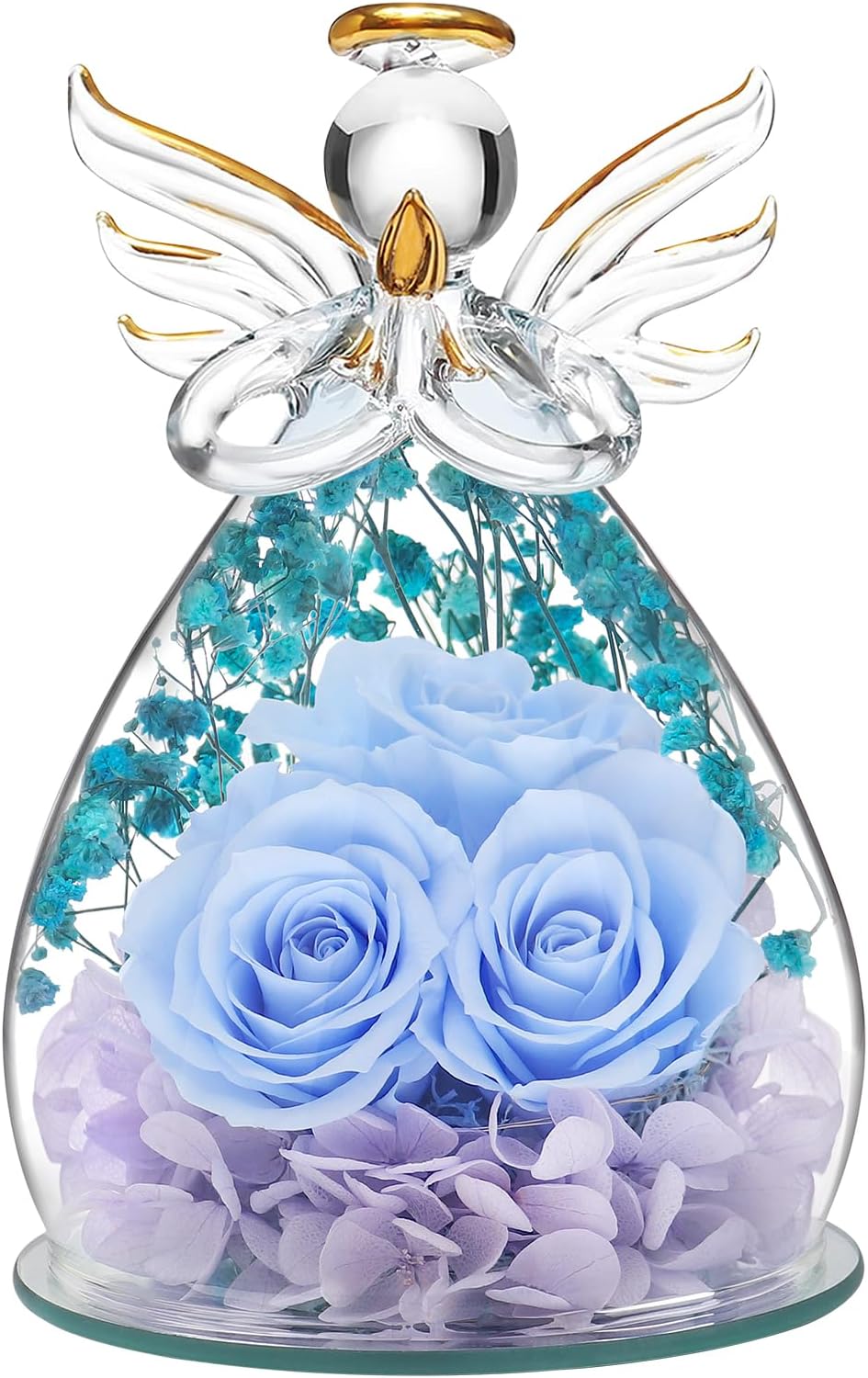 Eternal Preserved Rose Angel Gift for Women - Perfect Keepsake