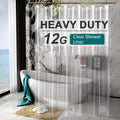 12 Gauge Heavy Duty Clear Shower Curtain Liner