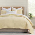 Quilt King Size Light Yellow - Lightweight Summer Bedspread
