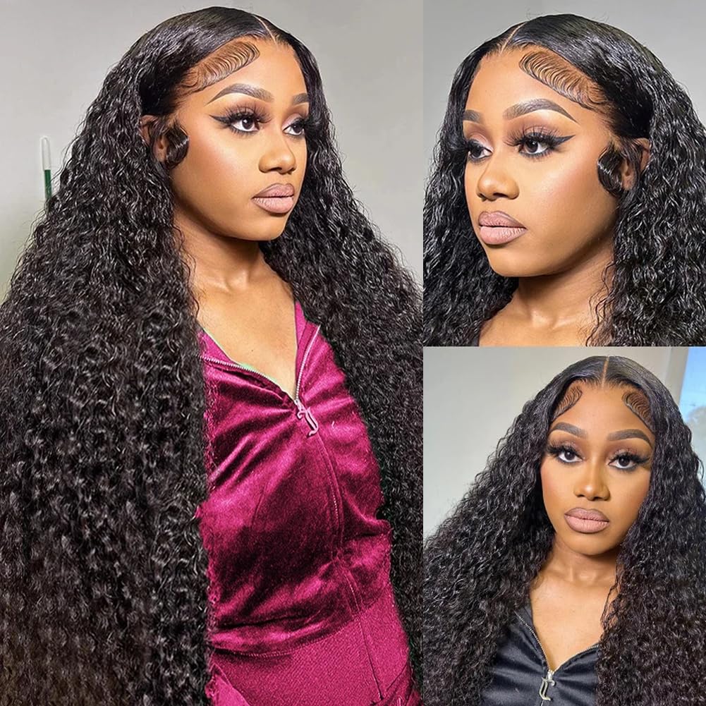 30 Inch Deep Wave Lace Front Wigs Human Hair for All Occasions