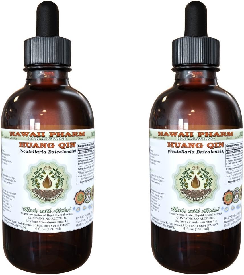 Huang Qin Alcohol-Free Liquid Extract for Natural Wellness