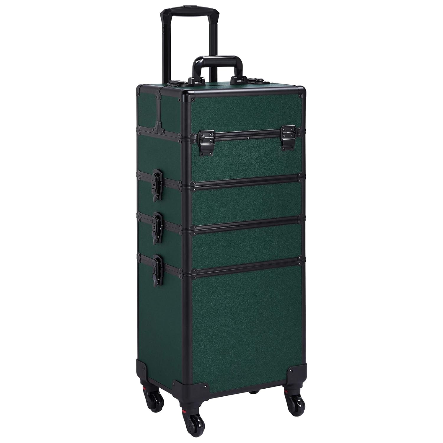 Yaheetech 4 in 1 Aluminum Rolling Makeup Case for Professionals