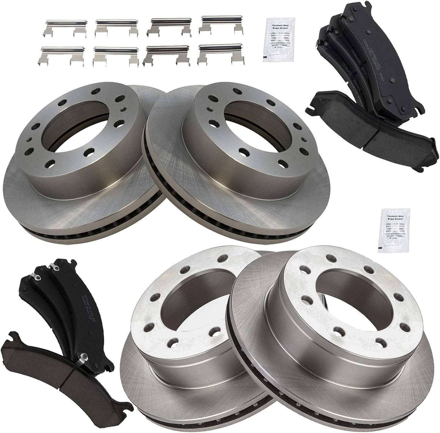 TRQ Front & Rear Posi Ceramic Disc Brake Pads & Rotor Kit Review