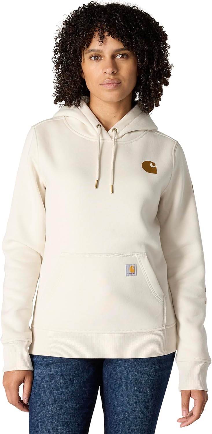 Carhartt Women's Relaxed Fit Midweight Logo Sleeve Sweatshirt