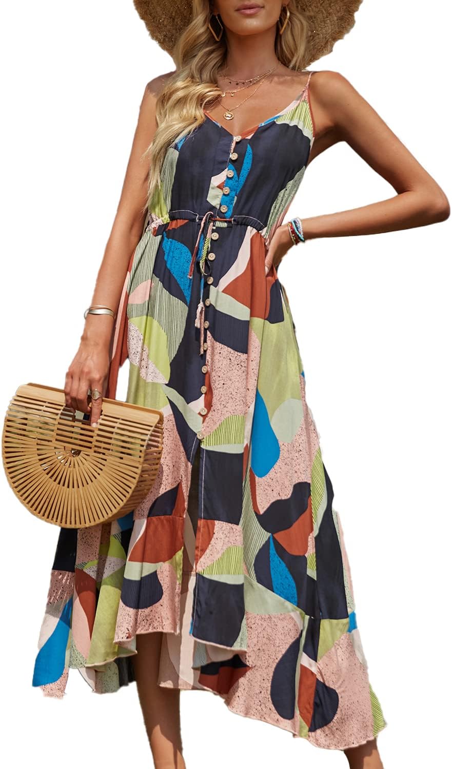 BROVAVE Women's Boho Sundress for Summer Casual Style