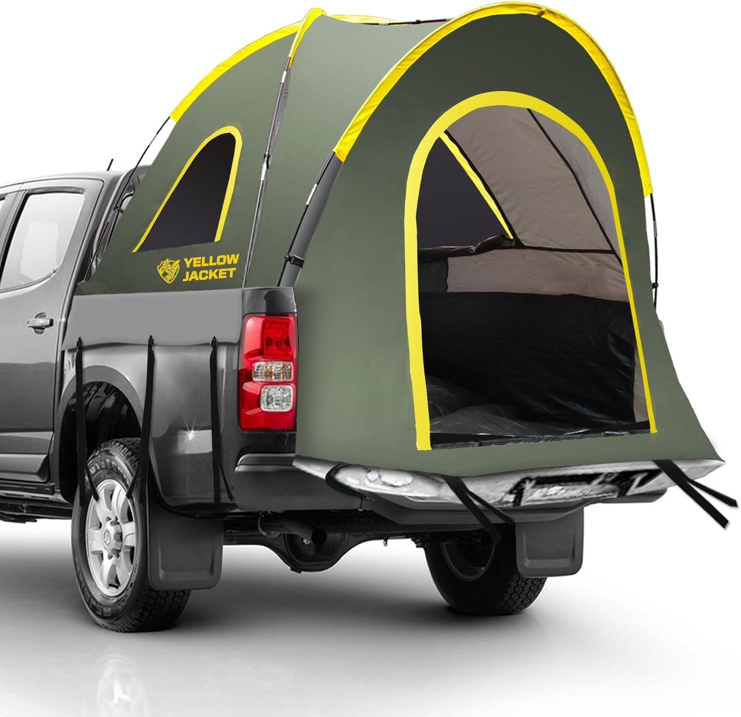 Waterproof Truck Bed Tent for 2: YELLOW JACKET