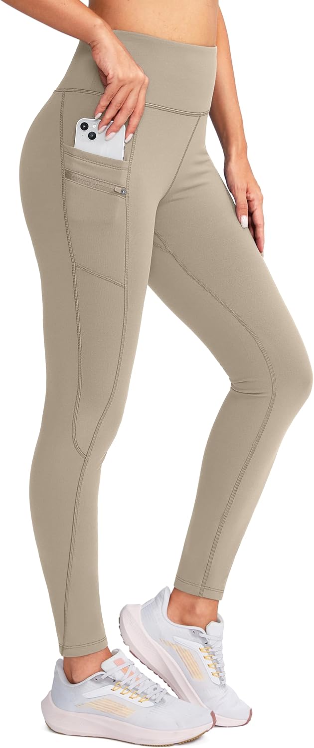 G Gradual Women's Fleece Lined Winter Leggings for Cold Weather