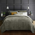 Luxury Velvet Quilt Set Full Queen Size for All Seasons