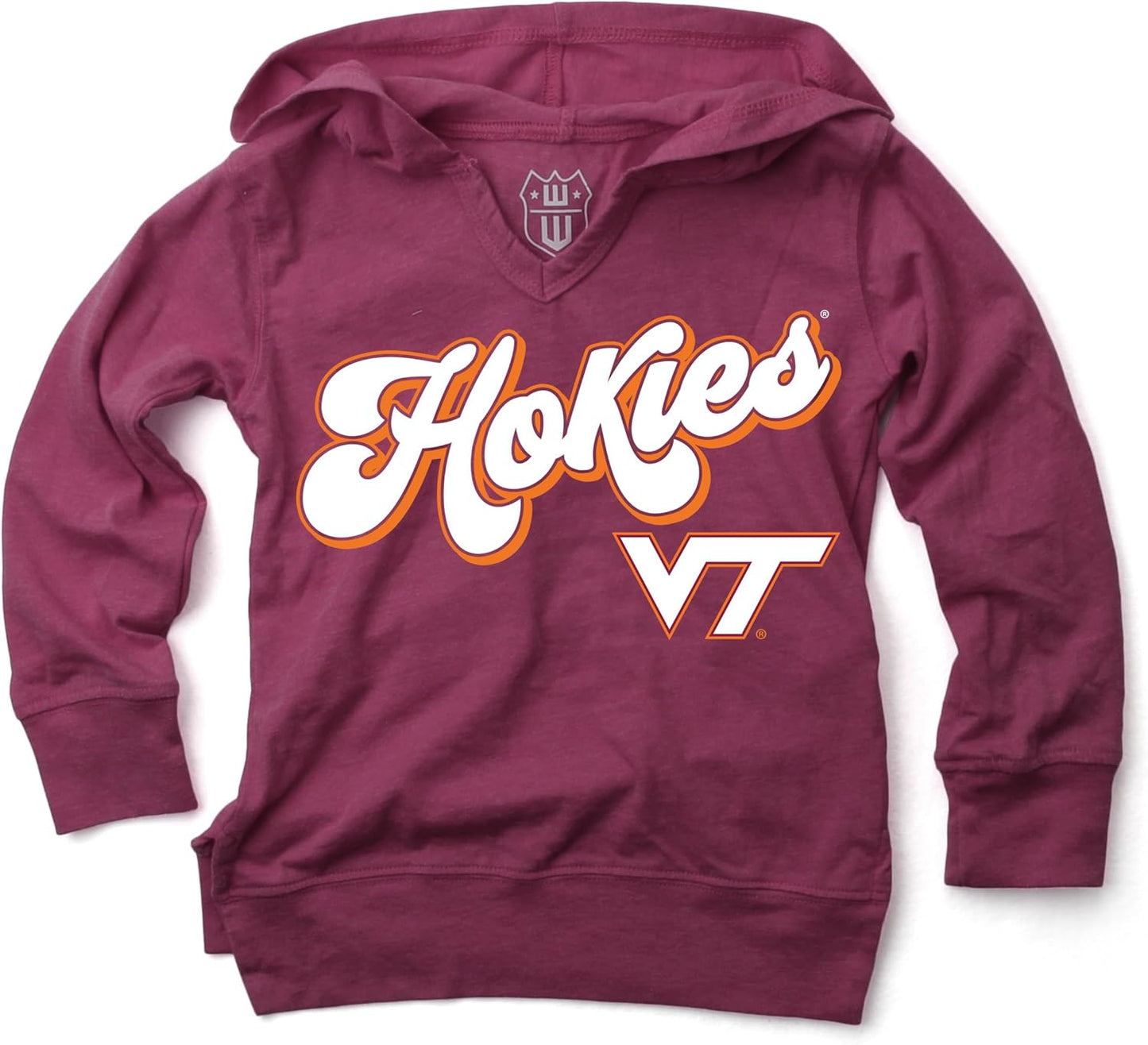 NCAA Girls V-Neck Hoodie Tee - Comfortable and Stylish Wear