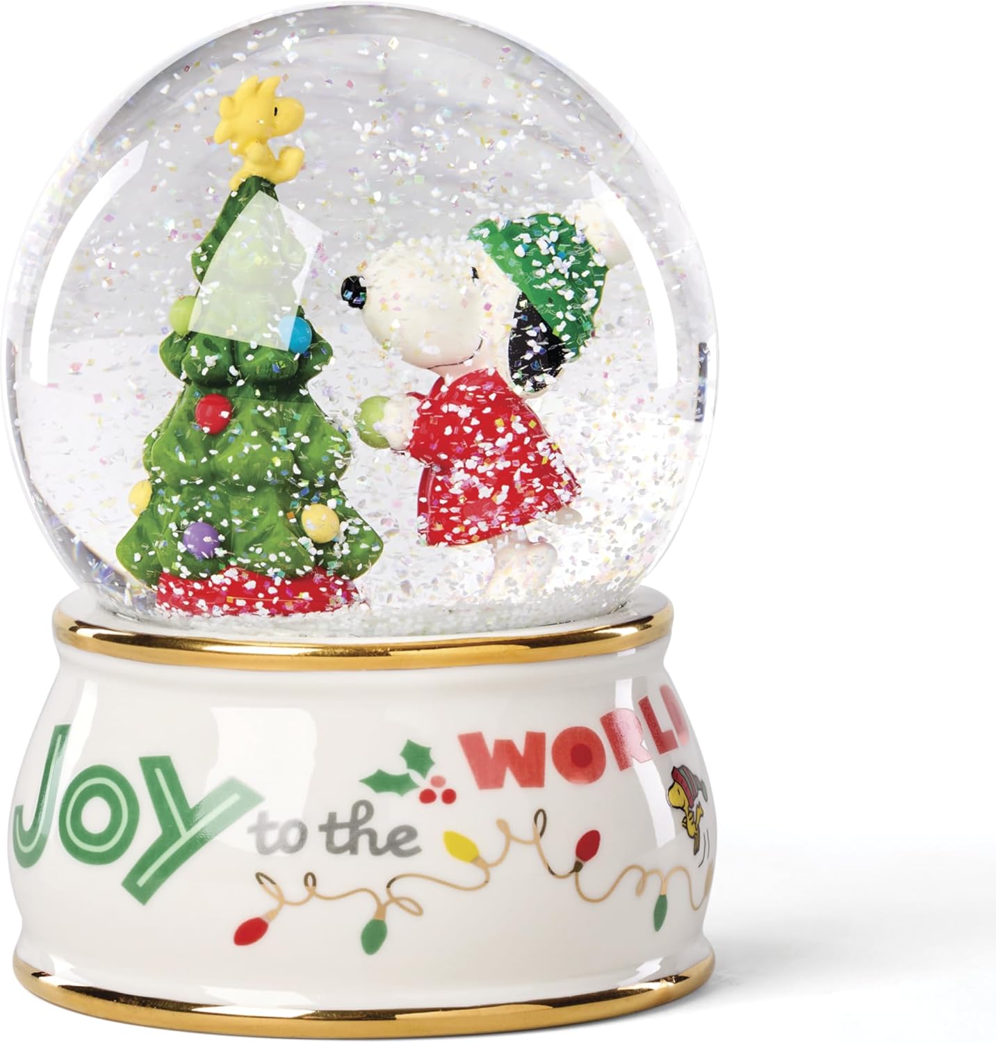 Lenox Snoopy Snow Globe for Festive Christmas Decorations