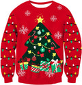 3D Printed Holiday Satan Claus Sweater for Kids