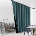 Sound Reducing Room Divider Curtains 100% Black-Out Patio Panel - Wide