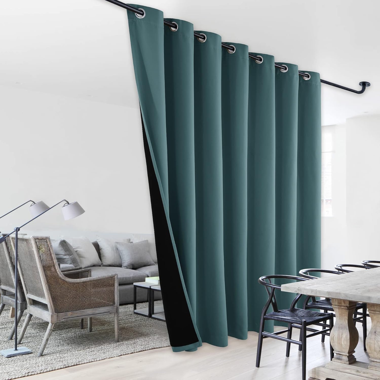 NICETOWN Sound Reducing Room Divider Curtains for Privacy