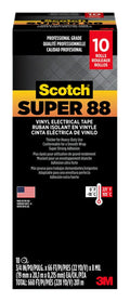 3M Scotch Super 88 Vinyl Electrical Tape - Heavy-Duty Insulation