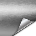 VViViD XPO Silver Brushed Steel Car Wrap Vinyl Roll (5ft x 5ft)