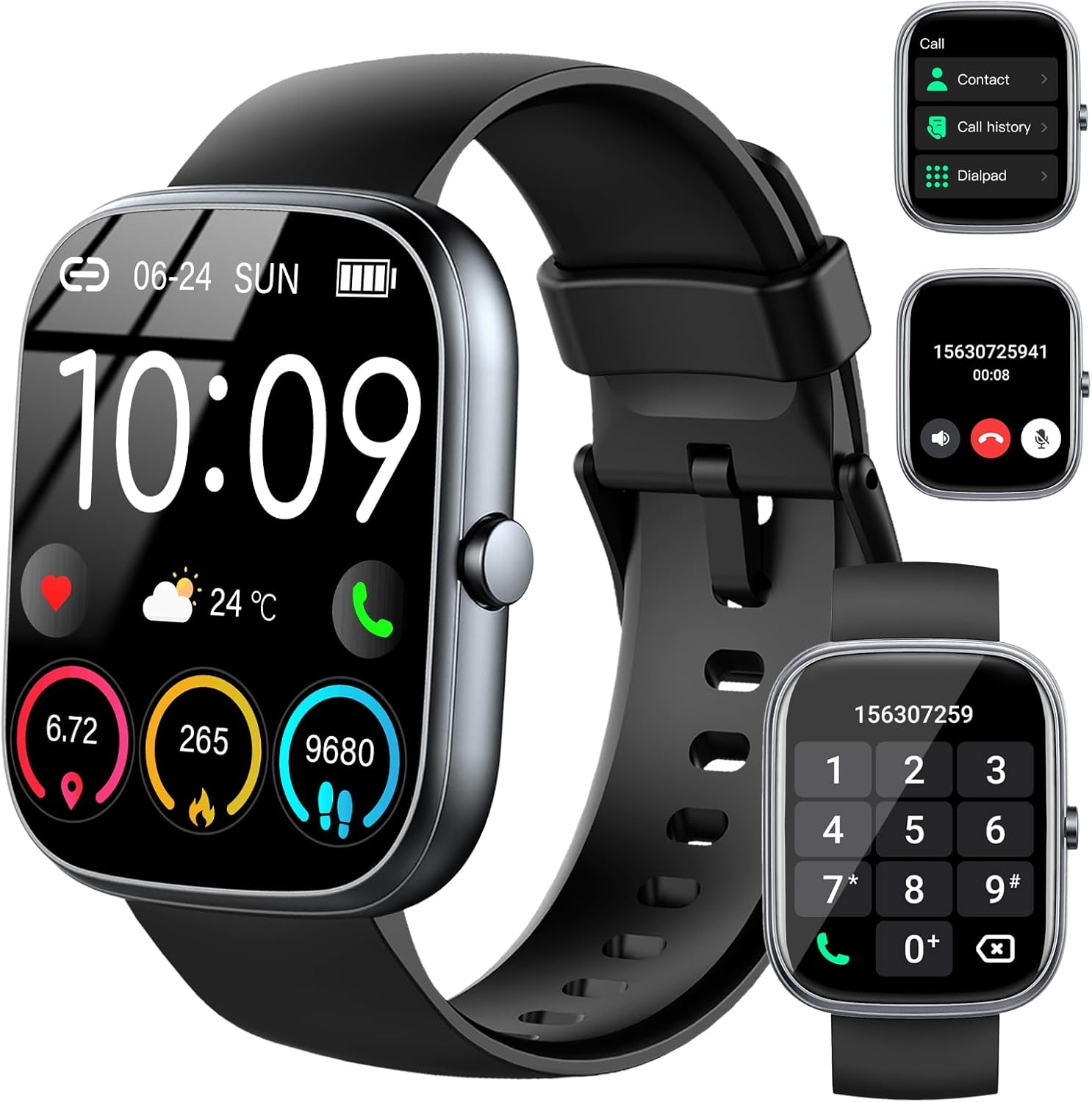 2025 HD Smartwatch: Answer Calls, 112+ Sports Modes, IP68 Waterproof