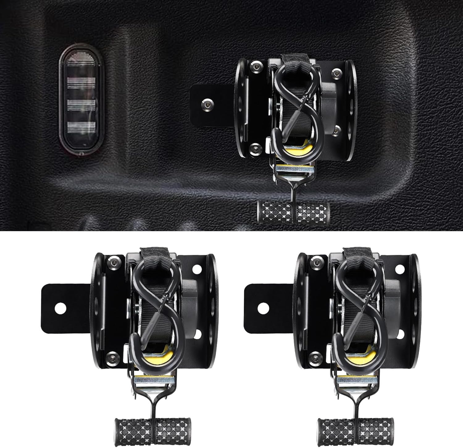 Retractable Ratchet Straps for 2022-2025 Ford Maverick Trucks
