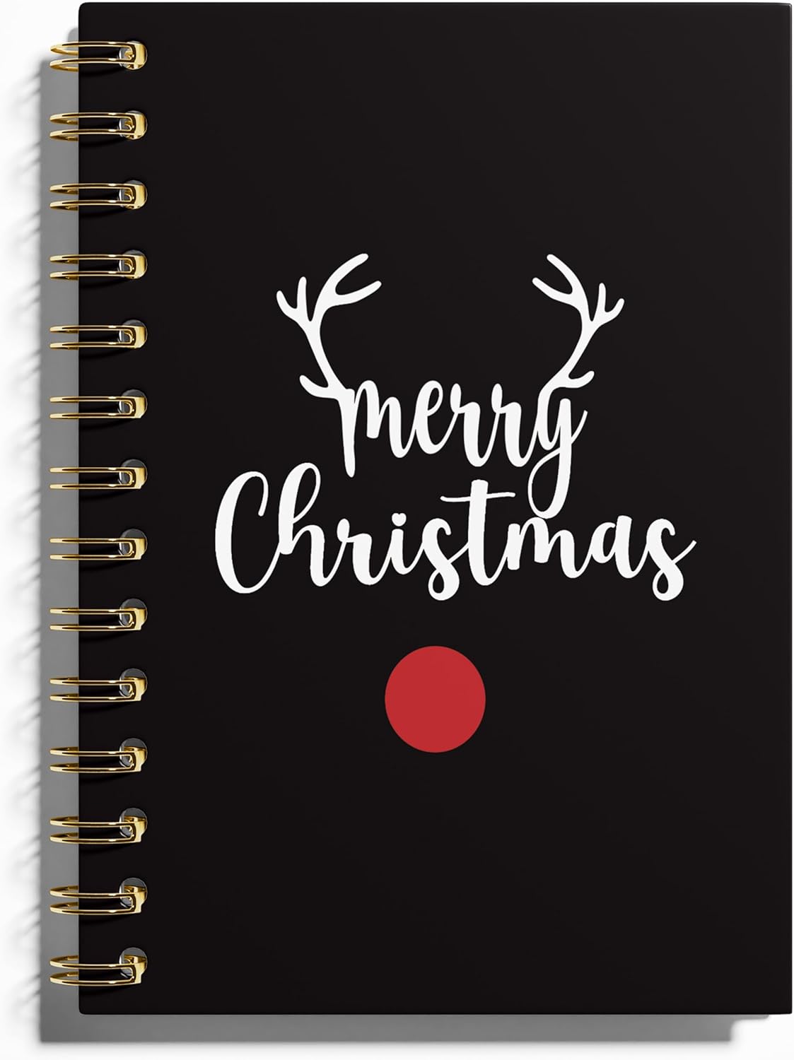 Reindeer Christmas Spiral Notebook - Festive Office Gifts