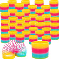 Plastic Multicolor Coil Spring Party Favors 80-Pack - Fun Kids Toy