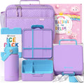 Kids Bento Lunch Box 41oz Set with Insulated Bottle & Bag - Gift Set