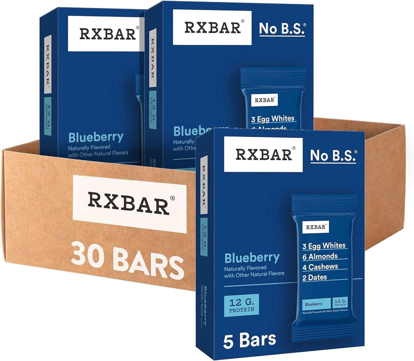 Blueberry RXBAR Protein Bars - 12g Protein, Gluten Free Snacks
