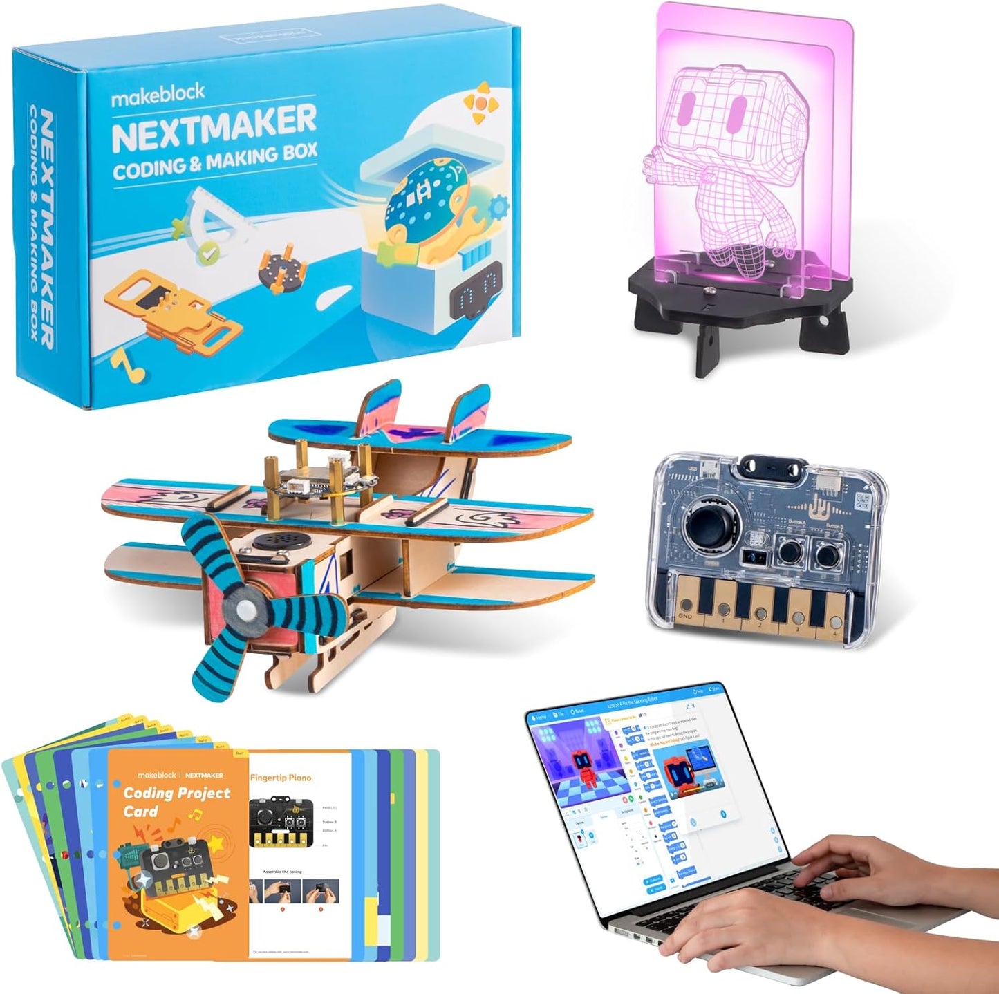 Nextmaker 3-in-1 Coding Robot Kit - STEM Educational Gift